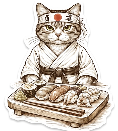 SUSHI SENSEI DECAL