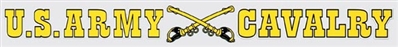 ARMY CAVALRY WINDOW STRIP DECAL