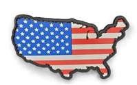 PVC USA FLAG MAP PATCH