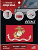 United States Marine Corps Flag Vinyl Sticker