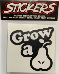 GROW A PEAR STICKER
