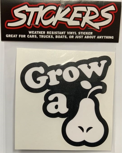 GROW A PEAR STICKER