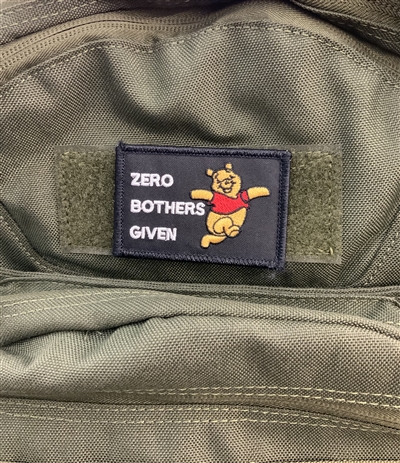 Patch Pooh Zero Bothers Given