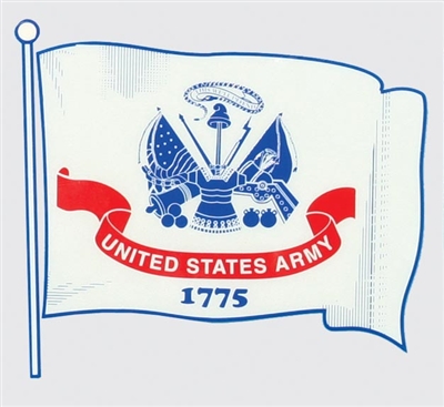 US ARMY FLAG DECAL
