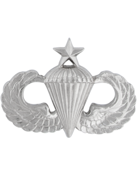 No-Shine Badge Senior Parachutist