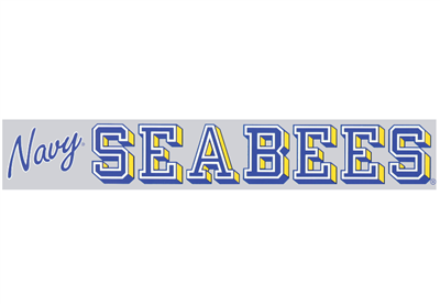 US NAVY SEABEES WINDOW STRIP DECAL