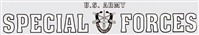 US ARMY SPECIAL FORCES DECAL