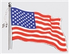 US WAVY AMERICAN FLAG DECAL