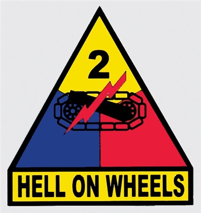 2nd ARMORED DIVISION DECAL