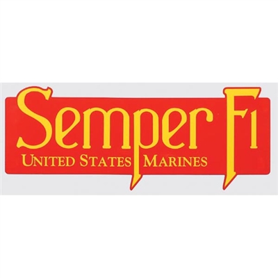 USMC SEMPER FI BUMPER STICKER