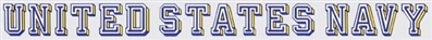 US NAVY 18" WINDOW STRIP DECAL