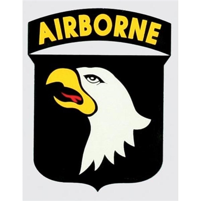 101ST AIRBORNE SHIELD DECAL