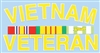 VIETNAM VETERAN W/RIBBONS DECAL