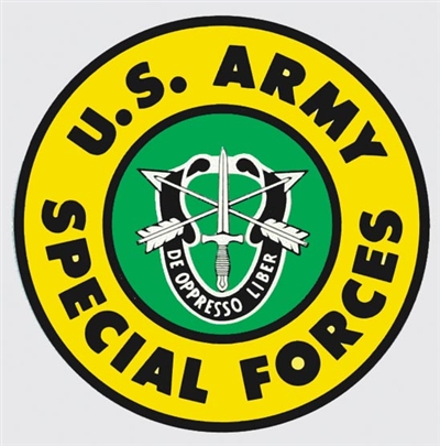 US ARMY SPECIAL FORCES DECAL