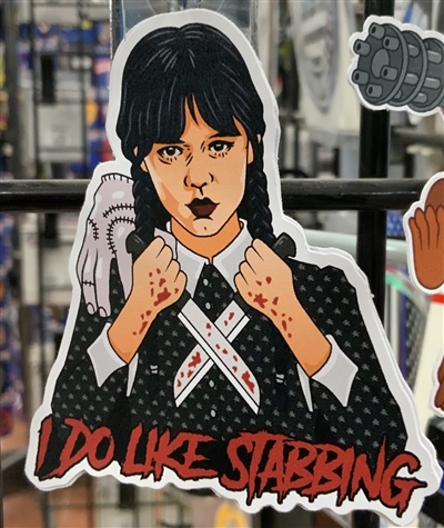 STICKER WEDNESDAY ADDAMS