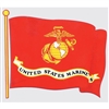 USMC WAVY FLAG DECAL