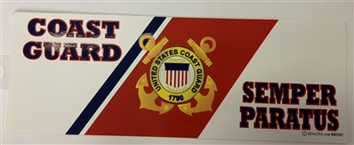 COAST GUARD LOGO BUMPER STICKER