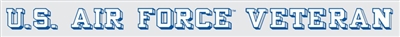 AIR FORCE VETERAN WINDOW STRIP DECAL