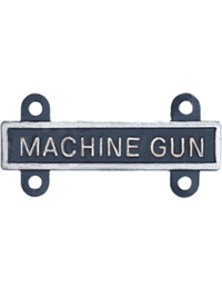 Silver Oxide Machine Gun Qualification Bar