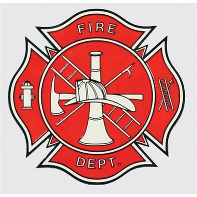 FIRE DEPT LOGO DECAL