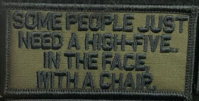 HIGH FIVE TO THE FACE PATCH
