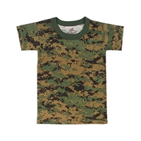 Kids Woodland Digital Camo T-Shirt