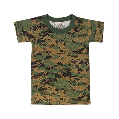 Kids Woodland Digital Camo T-Shirt