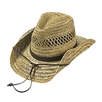 BRONER VENTED WESTERN STRAW HAT