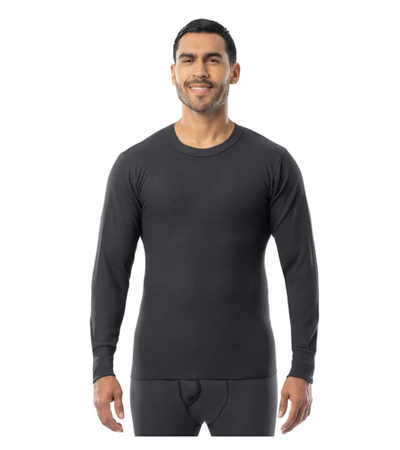 Men's Expedition Weight Cotton Raschel Knit Thermal Crew