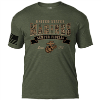 USMC MARPAT Arched Semper Fi Tee