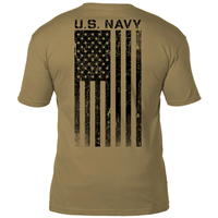 U.S. Navy Tactical Flag Tee - Coyote Tan