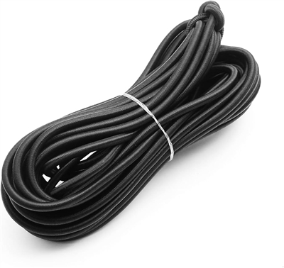 BLACK BUNGEE CORD - By The Foot
