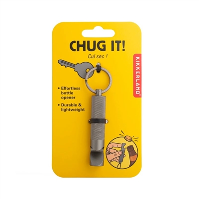 CHUG IT KEYCHAIN
