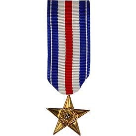 SILVER STAR MINI MEDAL