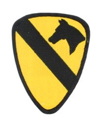 IRON ON US ARMY 1ST CAVALRY PATCH