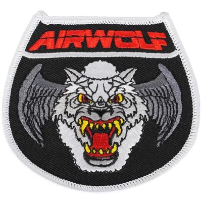 IRON ON  USAF AIRWOLF PATCH