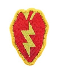IRON ON US ARMY 25TH INFANTRY DIVISION PATCH