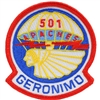 IRON ON 501st AIRBORNE GERONIMO PATCH