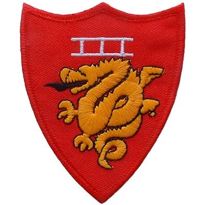 IRON ON USMC 3rd MARINE AMPHIBIAN PATCH