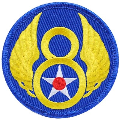 IRON ON 8TH AIR FORCE PATCH