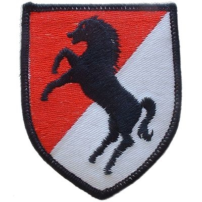 IRON ON 11th CAVALRY PATCH
