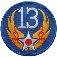 IRON ON 13TH AIR FORCE PATCH