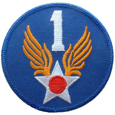 IRON ON 1ST AIR FORCE PATCH