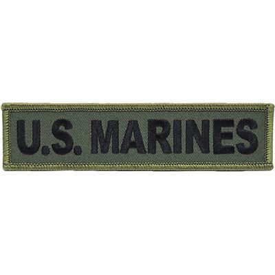 IRON ON MARINES TAB SUBDUED PATCH