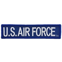 IRON ON US AIR FORCE TAB PATCH
