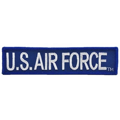 IRON ON US AIR FORCE TAB PATCH