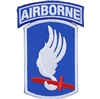 IRON ON173rd AIRBORNE W/TAB PATCH
