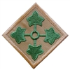 IRON ON 4th INFANTRY DIV PATCH