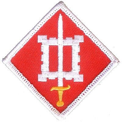 IRON ON ARMY 18th ENGINEER PATCH