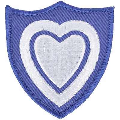 IRON ON ARMY 24TH CORPS PATCH